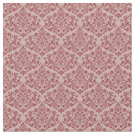 Tela Rustic Red Damask