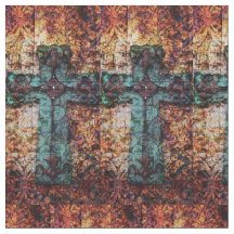 Tela rústica de la antigüedad cruzada C. del