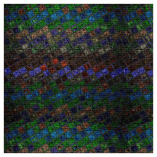 Tela Rústica del patrón mosaico colorido Burlap #6