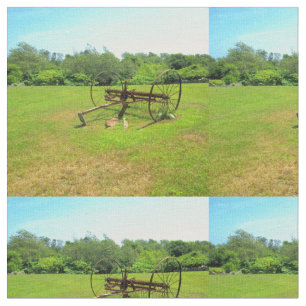 Tela Rusty equipo de la antigua granja