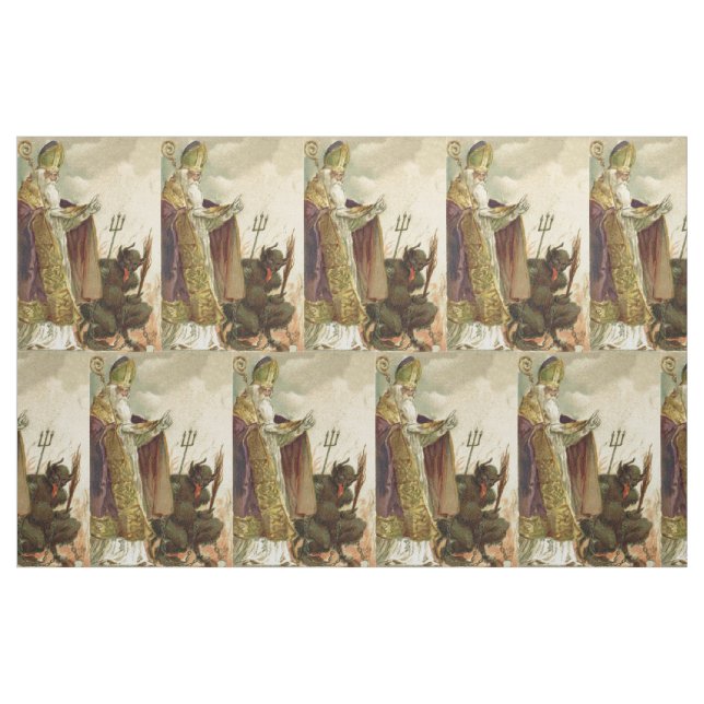 Tela Sacerdote de St Nicholas Krampus Pitchfork (Yarda)