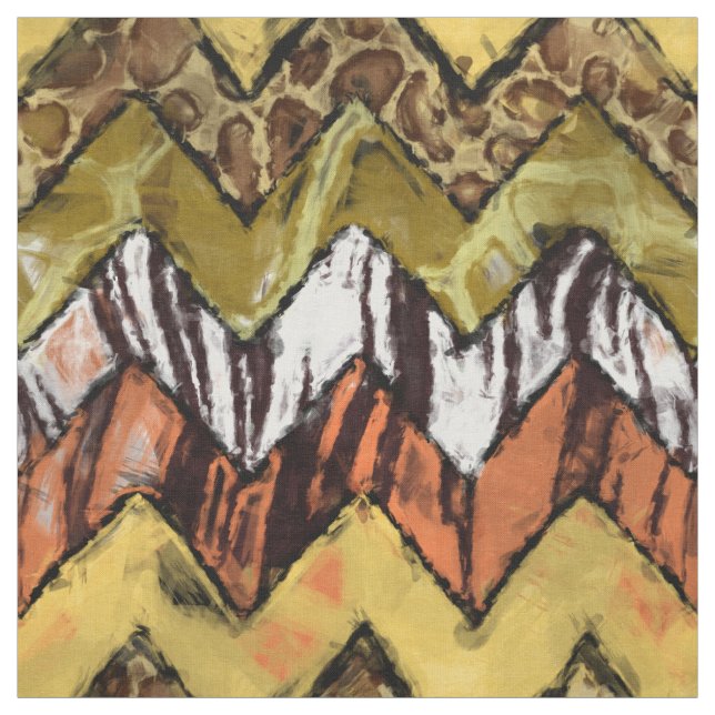 Tela Safari de Chevron (Retal)