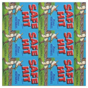Tela Safe Hit Vintage Lable Art