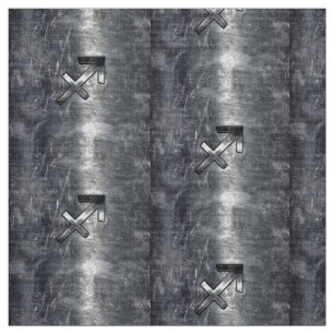 Tela Sagittarius Zodiac Grunge Estilo Acero Molesto