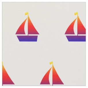 Tela Sailboat Nautical Fabric