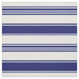 Tela Sailor Blue & White Beach Stripes (de gran tamaño)
