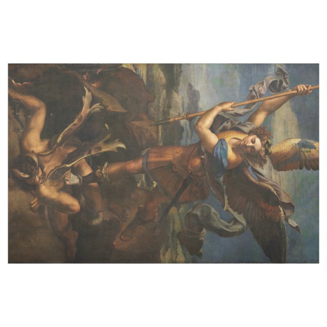 Tela Saint Michael Vanquishing Satan (Yarda)