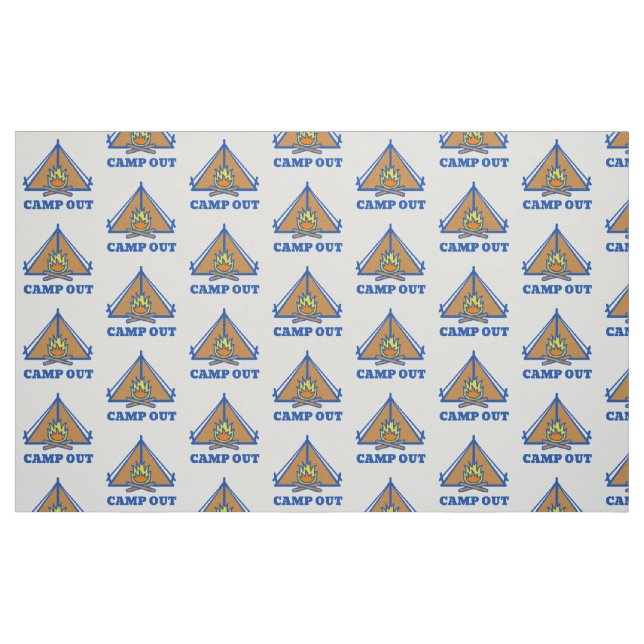 Tela Salida de campamento ("Cuarto gordo" (fat quarter))
