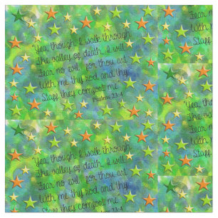 Tela Salmo 23 Artsy Green 