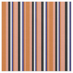 Tela Salmón, Chocolate, Azul Medianoche, Lavanda y Negr