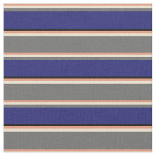 Tela Salmón oscuro, beige, gris oscuro, azul oscuro, ne