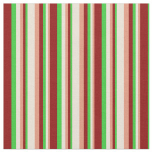 Tela Salmón oscuro, Bisque, verde animo y rojo oscuro