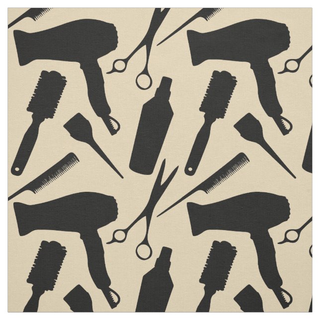 Tela Salón de peluquería del peinado Khaki Beige (Retal)