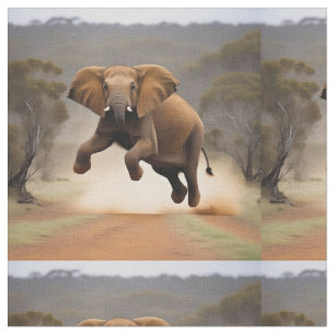 Tela Salto de canguro elefante,