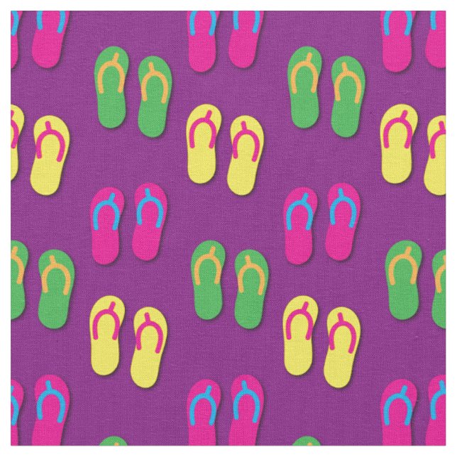 Tela Sandalias De Flip Flops De Verano (De cerca)