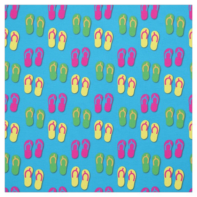 Tela Sandalias De Flip Flops De Verano (Retal)