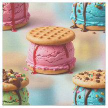 Sándwiches de Galletas de Helado Tejido Sin Costur