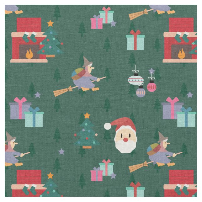 Tela santa claus befana (De cerca)