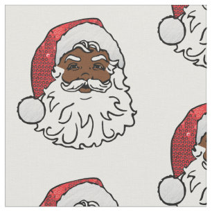 Tela santa claus negro secuenciado