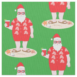 Tela Santa Claus tropical
