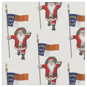 Tela Santa Claus Viene A Carolina Del Norte