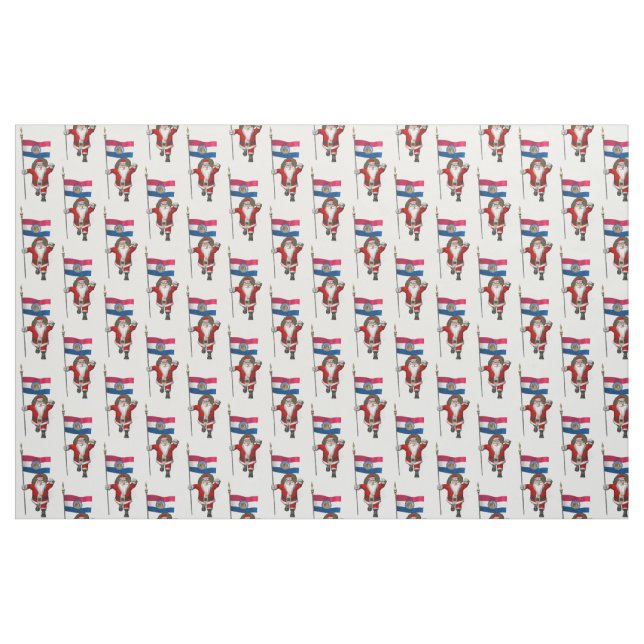 Tela Santa Claus Viene A Misuri ("Cuarto gordo" (fat quarter))