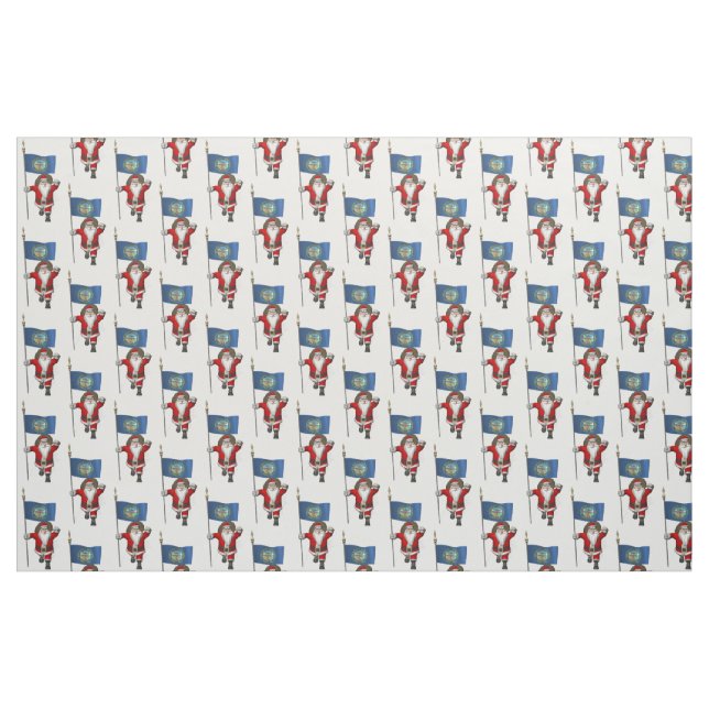 Tela Santa Claus Viene A Nebraska ("Cuarto gordo" (fat quarter))