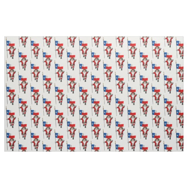 Tela Santa Claus Viene A Texas ("Cuarto gordo" (fat quarter))