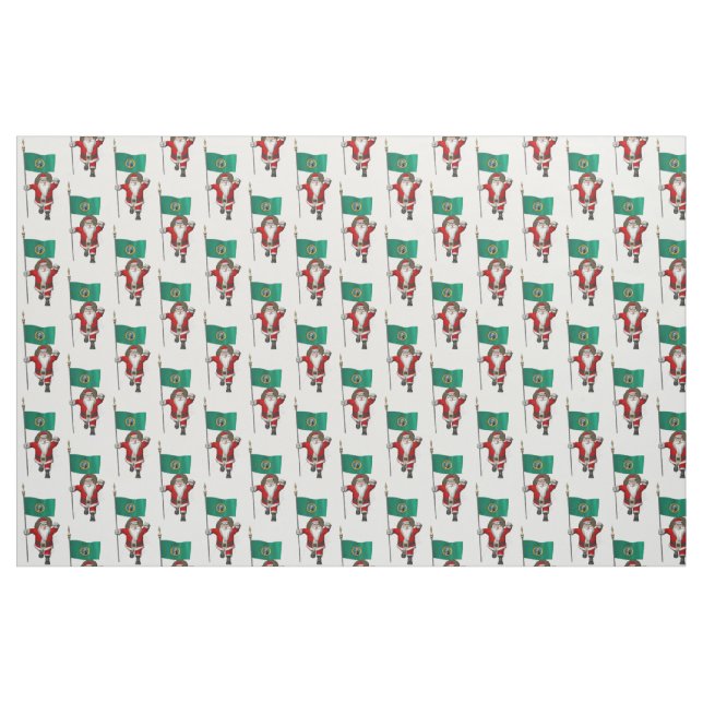 Tela Santa Claus Viene A Washington ("Cuarto gordo" (fat quarter))
