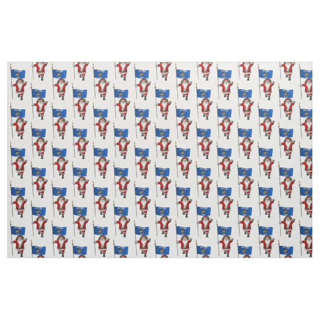 Tela Santa Claus Viene A Wisconsin ("Cuarto gordo" (fat quarter))