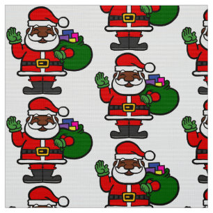 Tela santa negra africana claus xmas