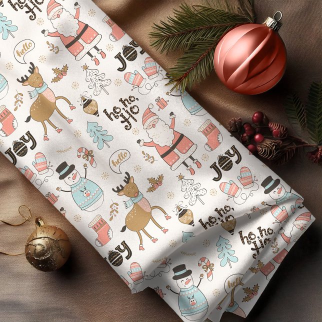 Tela Santa, Snowman, patrón de renos ID559 (Subido por el creador)