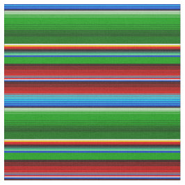 Tela Sarape mexicano azul verde