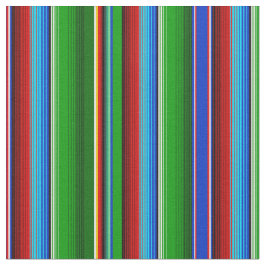 Tela Sarape mexicano azul verde