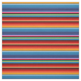 Tela Sarape rojo mexicano de oro azul