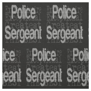 Tela Sargento de policía Extraordinaire