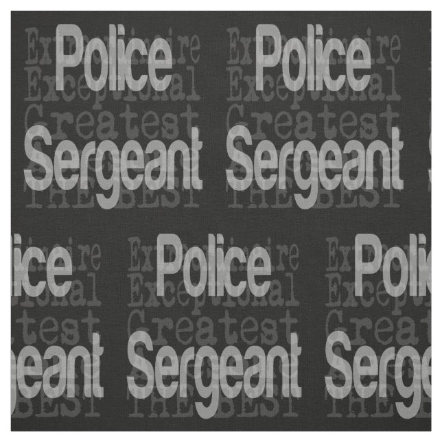 Tela Sargento de policía Extraordinaire (Retal)