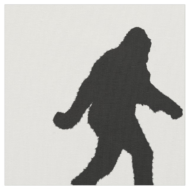 Tela Sasquatch Squatchin' Silhouette (De cerca)