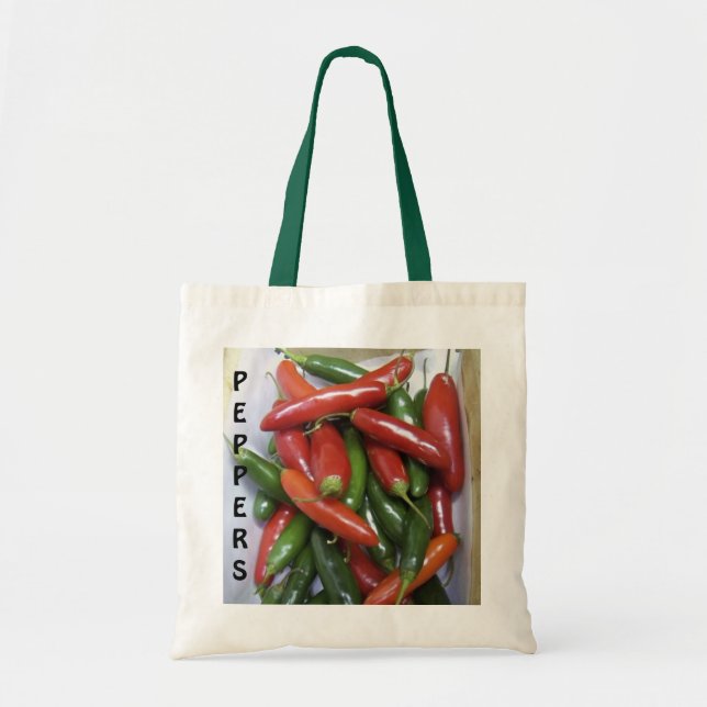 Tela Sazona el bolso de compras con pimienta (Frente)