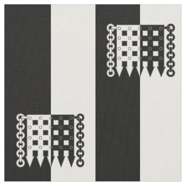 Tela SCA Leones Gate Populace Badge Fabric (De cerca)