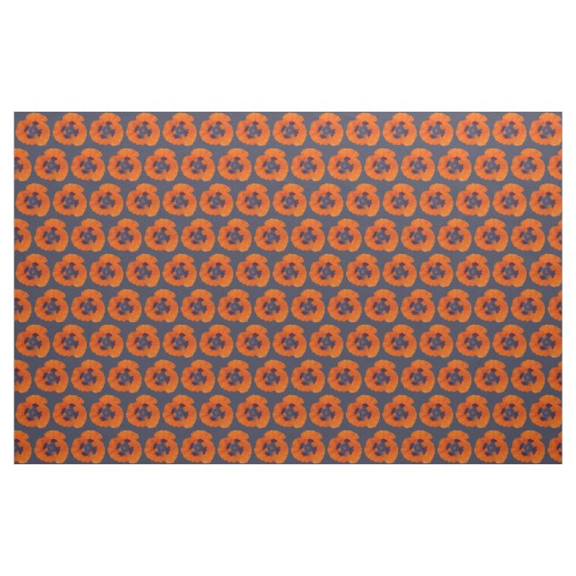 Tela Scarlet Naranja Poppy 1 (Yarda)