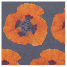 Tela Scarlet Naranja Poppy 1