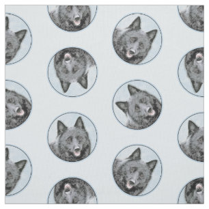 Tela Schipperke Pintura Negro Cute Original Perro Arte