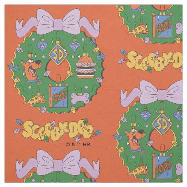 Tela Scooby-Doo Holiday Snack Wreath Graphic (Retal)