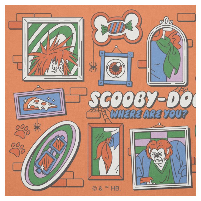 Tela Scooby-Doo Wall of Halloween Picture Frames (Retal)