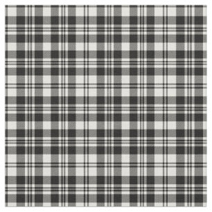 Tela Scott Black & White Modern Tartán