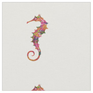 Tela Seahorse colorido de la acuarela