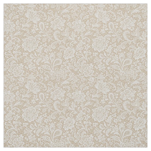Tela Seamless Lace Floral Pattern (Retal)