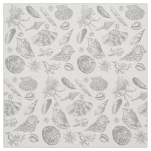 Tela Seashell Soft Antique Art Beach Shells