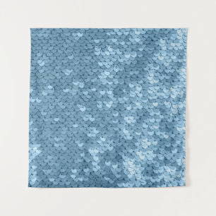 Tela secuencial: Shimmer azul cielo.
